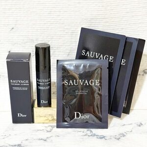 Dior Sauvage Travel Set: The Serum, Shower Gel & EDPCologne